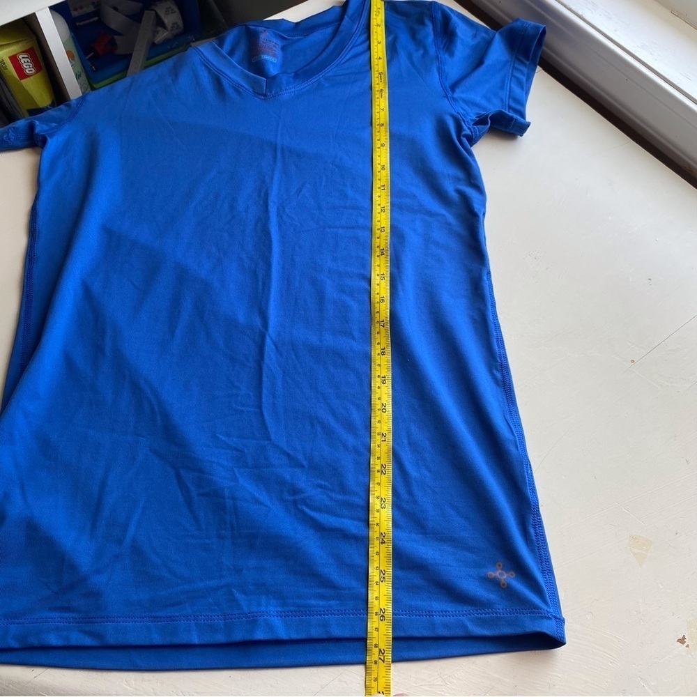 Tommie Copper Women's XL Recovery Liberate V-Neck Short Sleeve Shirt Blue - Picture 12 of 14